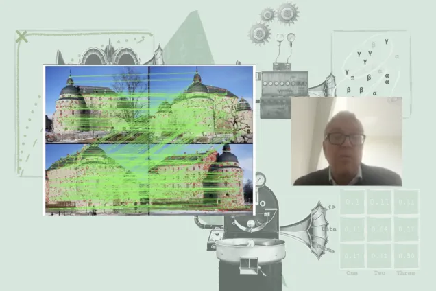 Screen dump on background